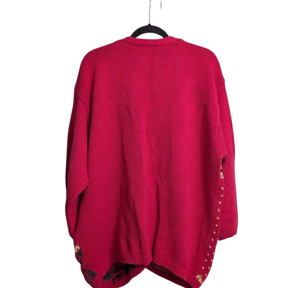 Heirloom Collectibles Christmas Sweater Bells Wreath Scottie Dog Stocking 22/24 - Picture 7 of 16